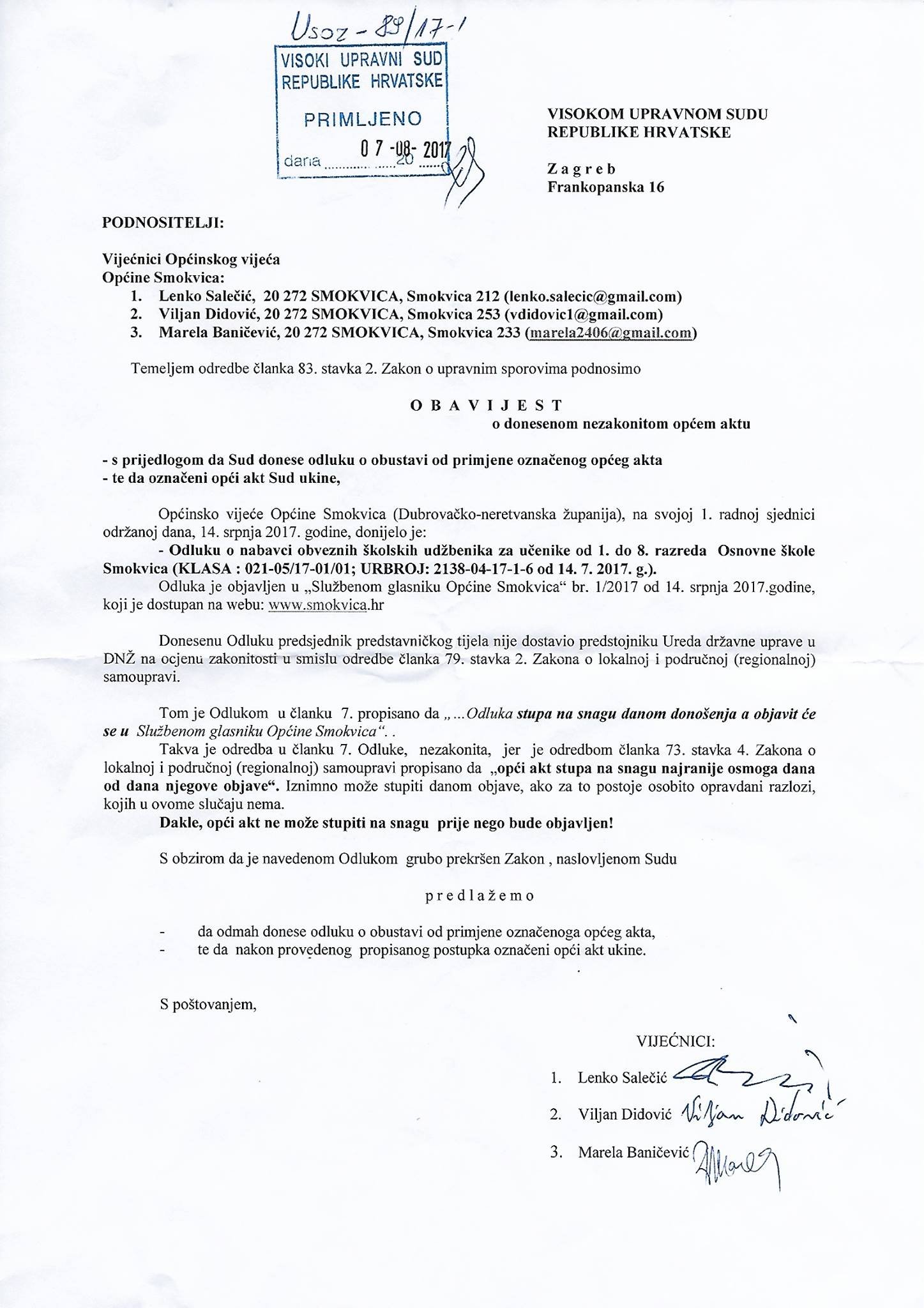 Općina Smokvica/ Facebook