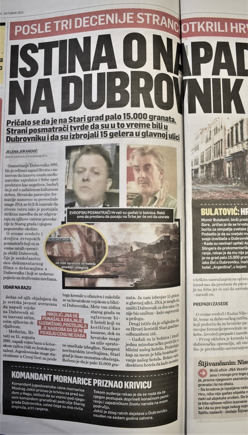 D.B. za Dubrovački dnevnik